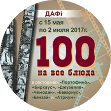 Кінофішка 100 грн (2017, тип 2) аверс