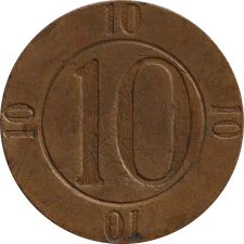 Джокер 10 аверс