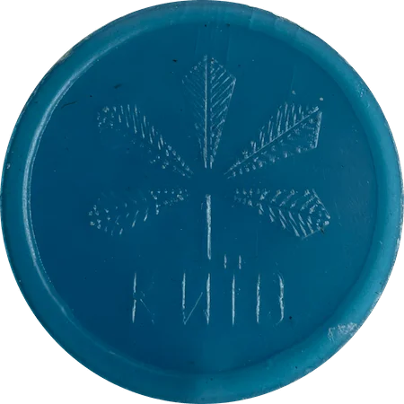 Blue, 6 dots above "Ї" character
(М3.R6.K1.OB) reverse