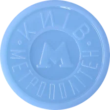🟢 Синій, поворот 180° і кільця і "М"
(М4.R7.K1.OB(A180°)) аверс