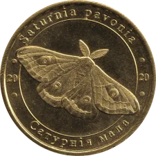 Сатурнія мала аверс
