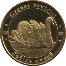 Лебідь малий аверс