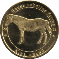 Кінь дикий аверс