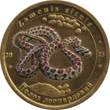 Полоз леопардовий аверс